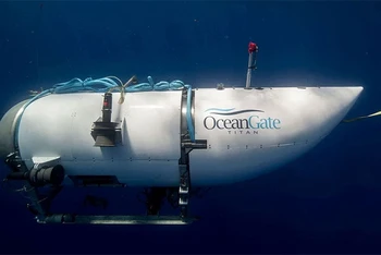 Tàu lặn Titan do công ty OceanGate vận hành. (Ảnh: Reuters)
