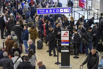 Gần 6,8 triệu hành khách sử dụng các dịch vụ ở sân bay Geneva trong 5 tháng đầu năm 2023. (Nguồn: swissinfo.ch)