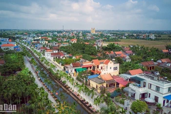 Công tác xây dựng nông thôn mới nâng cao, kiểu mẫu trên địa bàn tỉnh Nam Định tiếp tục đạt nhiều kết quả quan trọng.