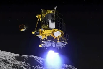 Tàu đổ bộ thông minh khảo sát Mặt Trăng (SLIM) của Nhật Bản. (Nguồn: JAXA)