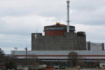 Hình ảnh nhà máy điện hạt nhân Zaporizhzhia, ngày 29/3/2023. (Ảnh: Reuters)
