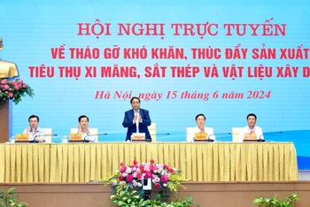 Thủ tướng Phạm Minh Chính chủ trì Hội nghị.(Ảnh: Trần Hải)