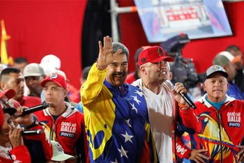 Tổng thống Nicolas Maduro tại Caracas, Venezuela, ngày 29/7/2024. (Ảnh: Reuters)