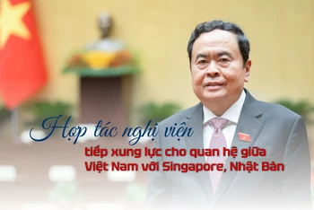 Hợp tác nghị viện tiếp xung lực cho quan hệ giữa Việt Nam với Singapore, Nhật Bản