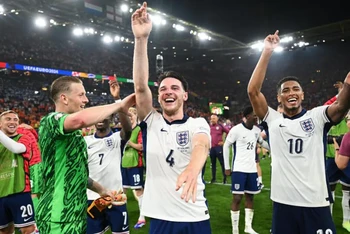 Đội tuyển Anh giành quyền vào chơi trận chung kết EURO 2024. (Ảnh: Getty)