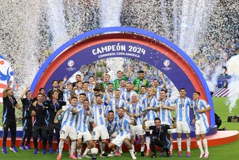 Argentina giành chức vô địch Copa America lần thứ 16. (Ảnh: Getty)