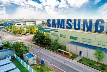 Toàn cảnh Nhà máy Samsung SEV tại Bắc Ninh.