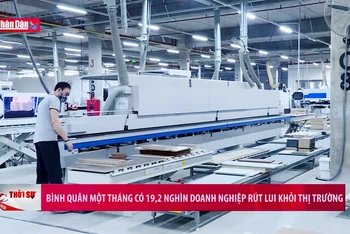 Bình quân một tháng có 19,2 nghìn doanh nghiệp rút lui khỏi thị trường