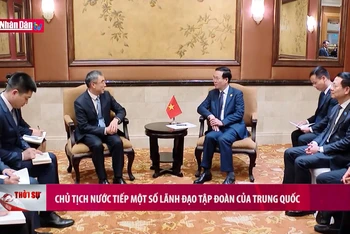 Chủ tịch nước Võ Văn Thưởng tiếp ông Lương Hoa, Chủ tịch Tập đoàn Huawei