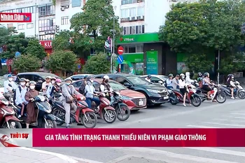 Gia tăng tình trạng thanh thiếu niên vi phạm giao thông