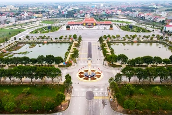 Một góc thị xã Thuận Thành.