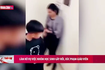 Đã xác minh việc nhóm học sinh gây rối, xúc phạm giáo viên tại huyện Sơn Dương, tỉnh Tuyên Quang