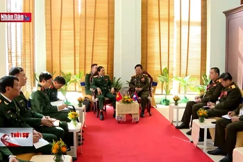 Gặp gỡ song phương giữa Bộ Quốc phòng Việt Nam, Lào và Campuchia