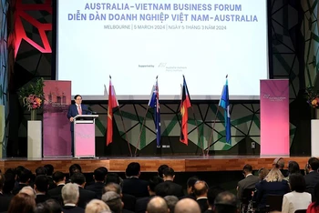 Thủ tướng dự Diễn đàn doanh nghiệp Việt Nam-Australia