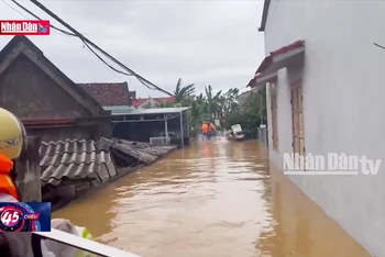 Bảo đảm an toàn cho người dân vùng lũ