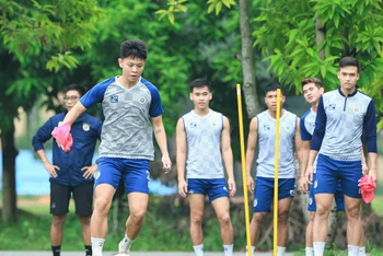 Vũ Tiến Long - ngôi sao sáng của U23 Việt Nam - vừa được CLB Hà Nội cho Công an nhân dân mượn.