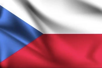 Quốc kỳ Cộng hòa Séc. (Ảnh: dangcongsan.vn)