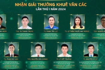 Các nhà khoa học đạt giải Khuê Văn Các năm 2024. (Ảnh: BTC)