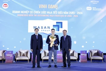 Masan Group được vinh danh doanh nghiệp có chiến lược M&A tiêu biểu 2023-2024.