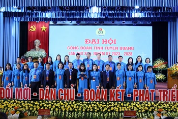 Ban Chấp hành Liên đoàn lao động tỉnh Tuyên Quang khóa 17, nhiệm kỳ 2023-2028.