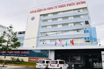 Bệnh viện đa khoa Phúc Hưng đang điều trị cho hai nữ công nhân bị bắn trong đêm.