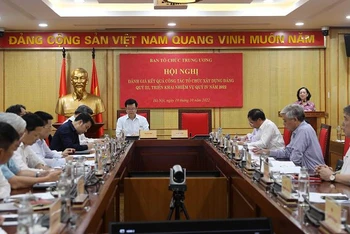 Hình ảnh hội nghị (Ảnh: xaydungdang.org.vn).