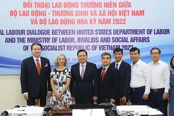 Các đại biểu dự Đối thoại lao động Việt Nam-Hoa Kỳ lần thứ 16 (Ảnh: Molisa).