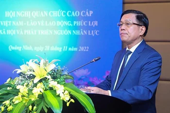 Tăng cường hợp tác Việt Nam-Lào về lao động, phúc lợi xã hội và nguồn nhân lực