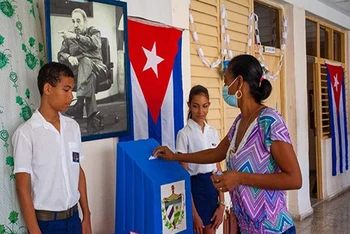 Bầu cử Quốc hội ở Cuba. (Ảnh: Prensa Latina)