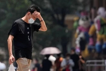 Nắng nóng ở Trung Quốc. (Ảnh: Reuters)