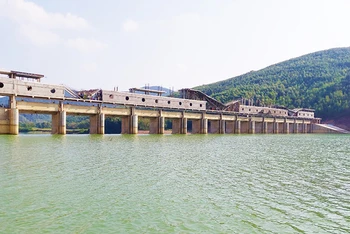 Nước ở công trình Rào Nan đủ cung cấp cho sinh hoạt và sản xuất ở vùng nam thị xã Ba Đồn.