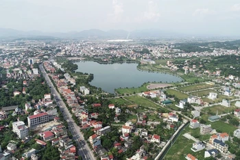 Một góc thành phố Chí Linh.
