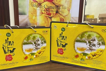 Trà hoa vàng Quy Hoa, Quảng Ninh, sản phẩm OCOP 5 sao. (Ảnh: quyhoatra.com.vn)