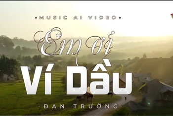 Ảnh cắt từ clip "Em ơi ví dầu". (Nguồn: Kênh YouTube ca sĩ Đan Trường)