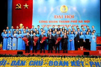 Ban Chấp hành Liên đoàn Lao động thành phố Hà Nội khóa XVII, nhiệm kỳ 2023-2028.