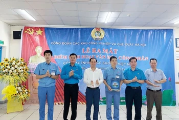 Khánh thành Điểm văn hóa công nhân Công ty SWCC Showa Việt Nam (Khu công nghiệp Bắc Thăng Long, Hà Nội).