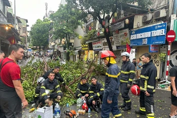 Thành phố Hà Nội, công tác cứu nạn, cứu hộ luôn sẵn sàng từ khi tâm bão chưa về.