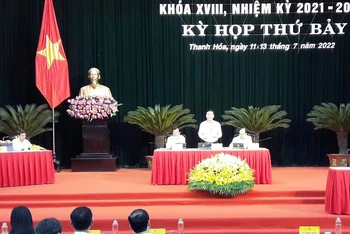 Đồng chí Đỗ Trọng Hưng, Bí thư Tỉnh ủy, Chủ tịch Hội đồng nhân dân tỉnh Thanh Hóa kết luận