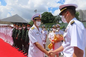 Nhóm tàu huấn luyện tuần tra trên biển của Hải quân Hàn Quốc sẽ thăm Thành phố Hồ Chí Minh đến ngày 17/9.
