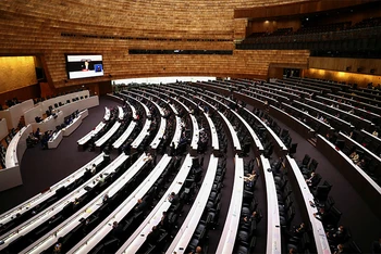 Toàn cảnh phiên họp của Quốc hội Thái Lan ngày 19/7/2023. (Ảnh: Reuters)