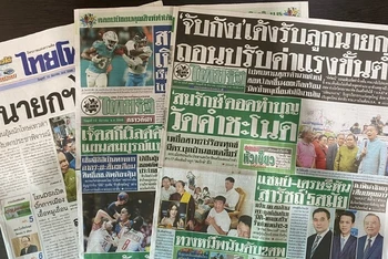 Báo chí Thái Lan quan tâm nhiều về lĩnh vực hợp tác kinh tế giữa Việt Nam và Trung Quốc.