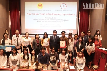 Cuộc thi Nói tiếng Việt bậc Đại học tại Thái Lan thu hút được sự quan tâm đông đảo của các sinh viên Thái Lan và những người yêu văn hóa Việt Nam.