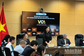 Lễ công bố và phát động Giải thưởng Sáng tạo nội dung số Việt Nam năm 2023 diễn ra tháng 9/2023.