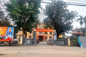 Khu vực trung tâm thị trấn Quý Lộc, huyện Yên Định, tỉnh Thanh Hóa.