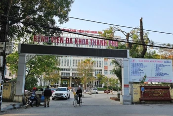 Bệnh viện đa khoa thành phố Thanh Hóa.