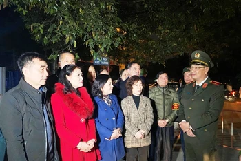 Lãnh đạo tỉnh Thanh Hóa với lực lượng tự phòng, tự quản tại cơ sở.