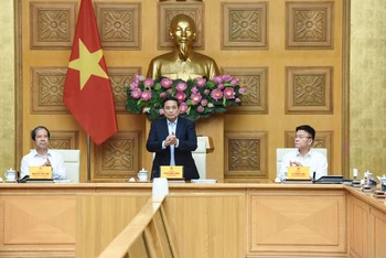 Thủ tướng Phạm Minh Chính chủ trì phiên họp năm 2024 của Uỷ ban Quốc gia Đổi mới giáo dục và đào tạo (Ảnh: Trần Hải). 