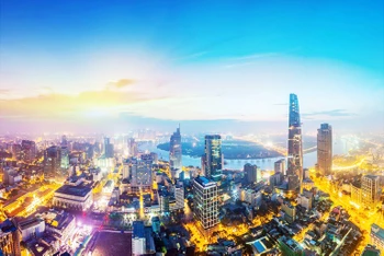 Thành phố Hồ Chí Minh ngày càng phát triển, hiện đại. (Ảnh NGUYỄN VĂN HẢI)