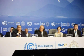Hội nghị COP27 đang diễn ra tại Ai Cập.