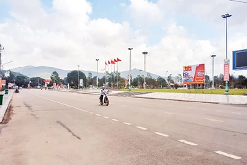 Diện mạo huyện Hoài Ân (Bình Định) thay đổi từng ngày.